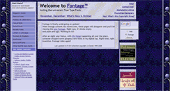 Desktop Screenshot of fontage.com